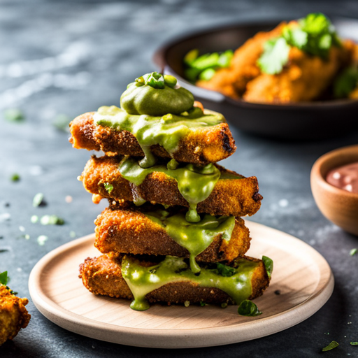 Avocado fries (2) with chipotle sauce