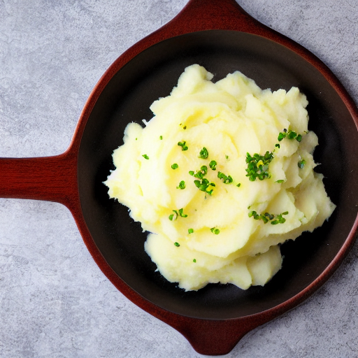 Garlic mashed potato