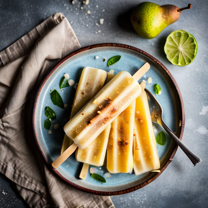 Pear and Ginger Popsicle