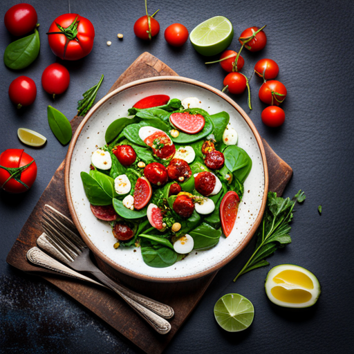 Spinach salad with Pancetta