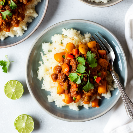 Picadillo with Cauliflower Rice