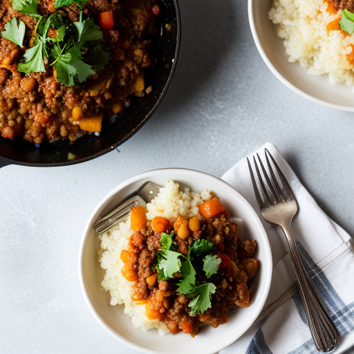 Picadillo with Cauliflower Rice