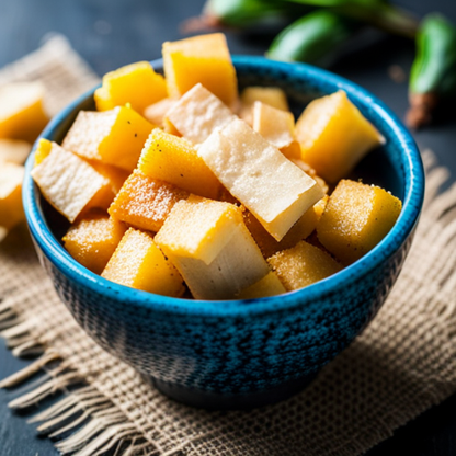 Yuca con mojo