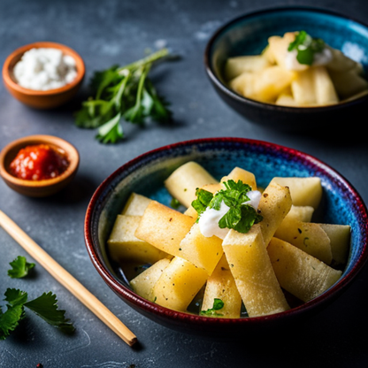 Yuca con mojo