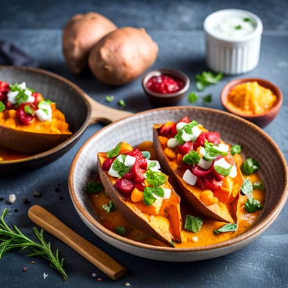 Baked sweet potato