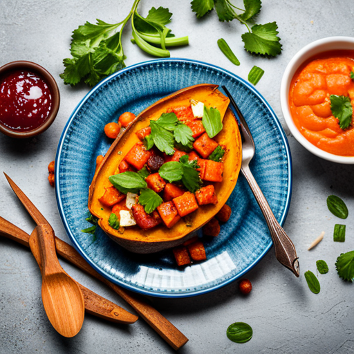 Baked sweet potato